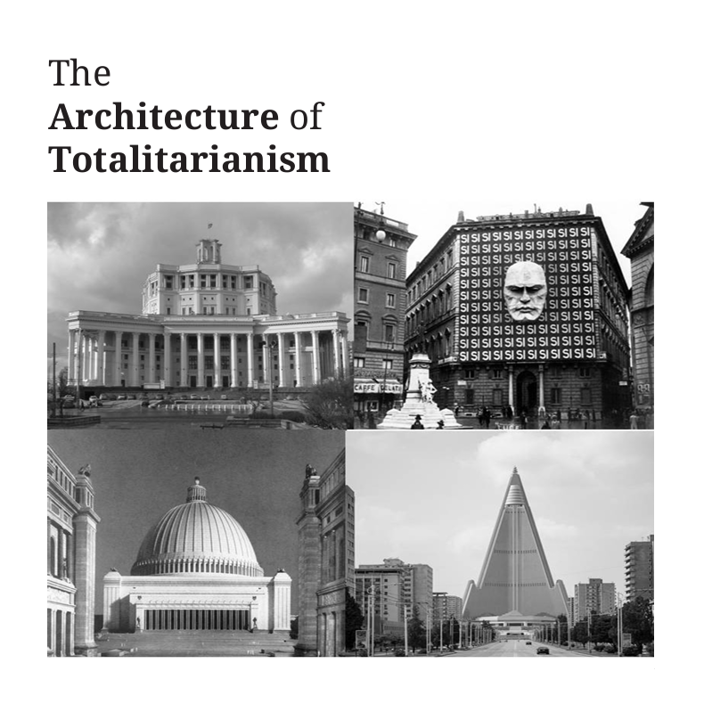 The cover of the booklet we made for The Architecture of Totalitarianism